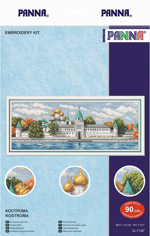 Stadt - G-7197 Panna - Kreuzstich-Set