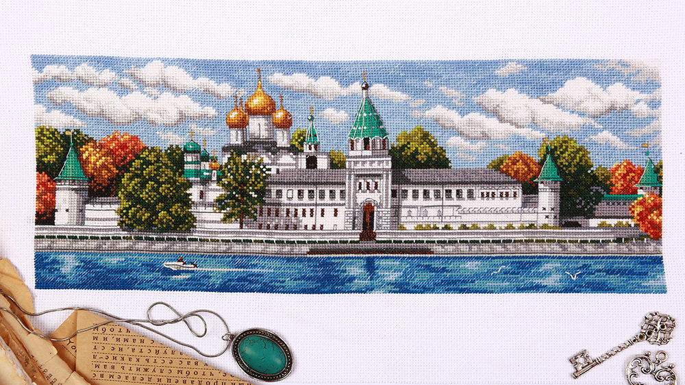 Stadt - G-7197 Panna - Kreuzstich-Set