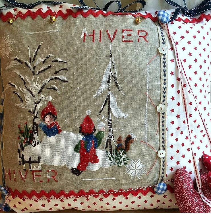 Hiver - Lilli Violette - Gráfico de punto de cruz