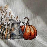 Embroidery Kit "Autumn Rural Charm" - Exclusive Cross Stitch by Punto y Arte P008