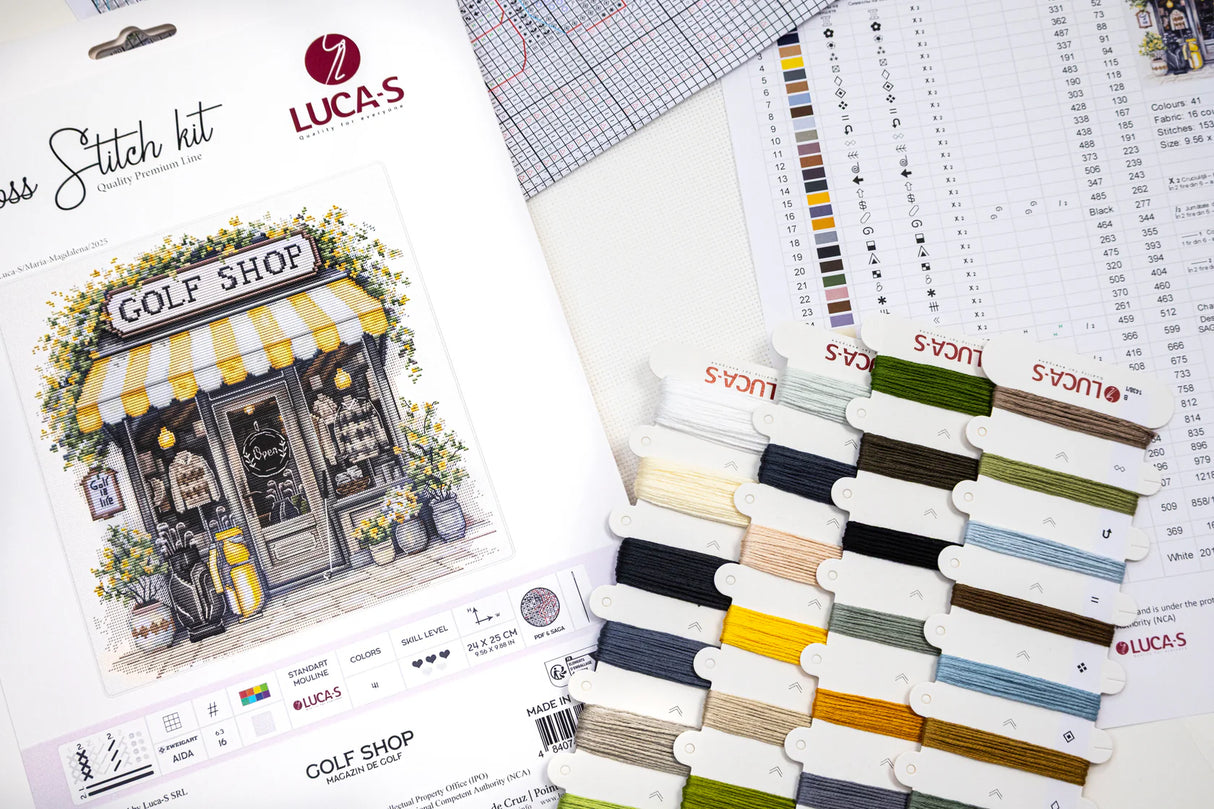 Kit de Punto de Cruz Luca-S – Golf Shop B1438