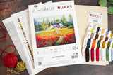 Kit de punto de cruz Luca-S B607 Not Forgotten – contenido y detalles del kit (3)