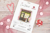 Kit de punto de cruz Luca-S B1447 Candy Cloud Boutique - bordado terminado