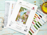 Luca-S Cross Stitch Kit “Positano, Italy” PK02 – Mediterranean Coastal Landscape 17.5x26 cm