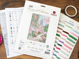 Kit de Punto de Cruz Luca-S “New York City, USA” PK03 – Paisaje Urbano Floral 17,5×26 cm