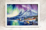 Kit de punto de cruz Luca-S - Northern Lights, B705