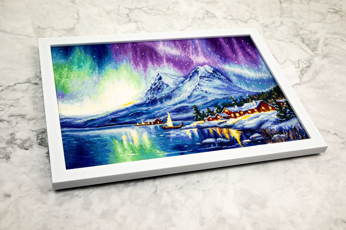 Kit de punto de cruz Luca-S - Northern Lights, B705
