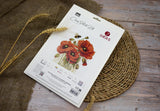 Kit de point de croix « La splendeur des coquelicots d’été » B7042 par Luca-S