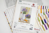 Kit de punto de cruz Luca-S B7063 Lavender Scent – Aroma de Lavanda 29x40 cm