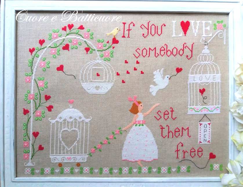 If You Love Somebody - Cuore e Batticuore - Esquema Punto Cruz