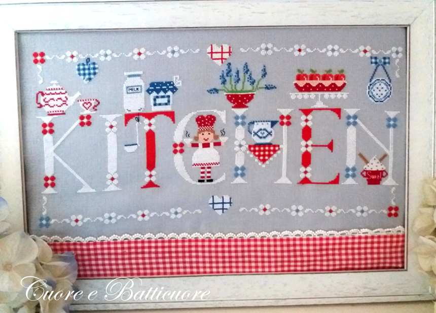 In My Kitchen - Cuore e Batticuore - Kreuzstichmuster