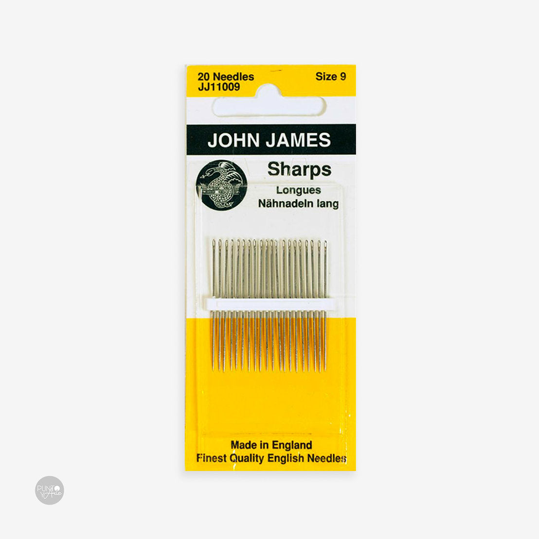 Agujas para Coser a Mano Largas N°9 - John James JJ11009: La Elección Perfecta para Coser con Precisión y Durabilidad