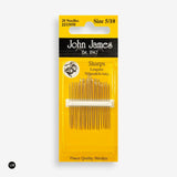 Long Sharps Hand Sewing Needles No. 5-10 John James JJ11050: The Essential Kit for Your Hand Sewing Projects