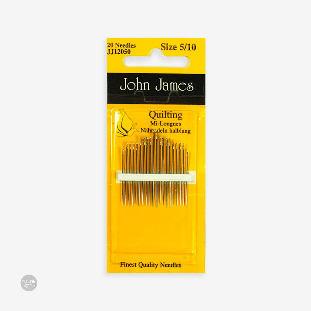 Aiguilles à quilting #5-10 - John James JJ12050 : Outils essentiels pour l'art du quilting