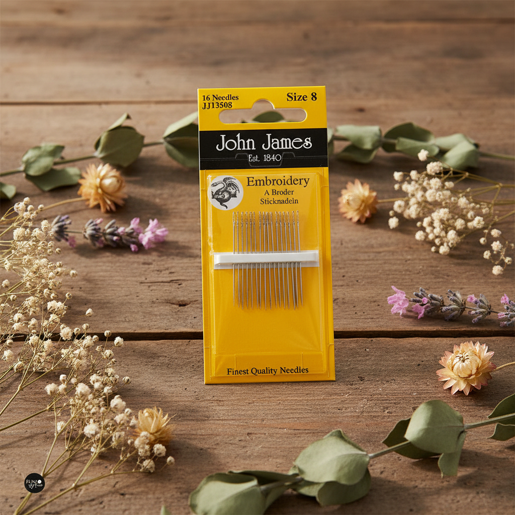 Crewel Embroidery Needles No. 8 John James JJ13508: The Perfect Choice for Your Embroidery Projects
