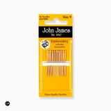 Crewel Embroidery Needles No. 9 John James JJ13509: Perfection in Your Hand Embroidery Projects