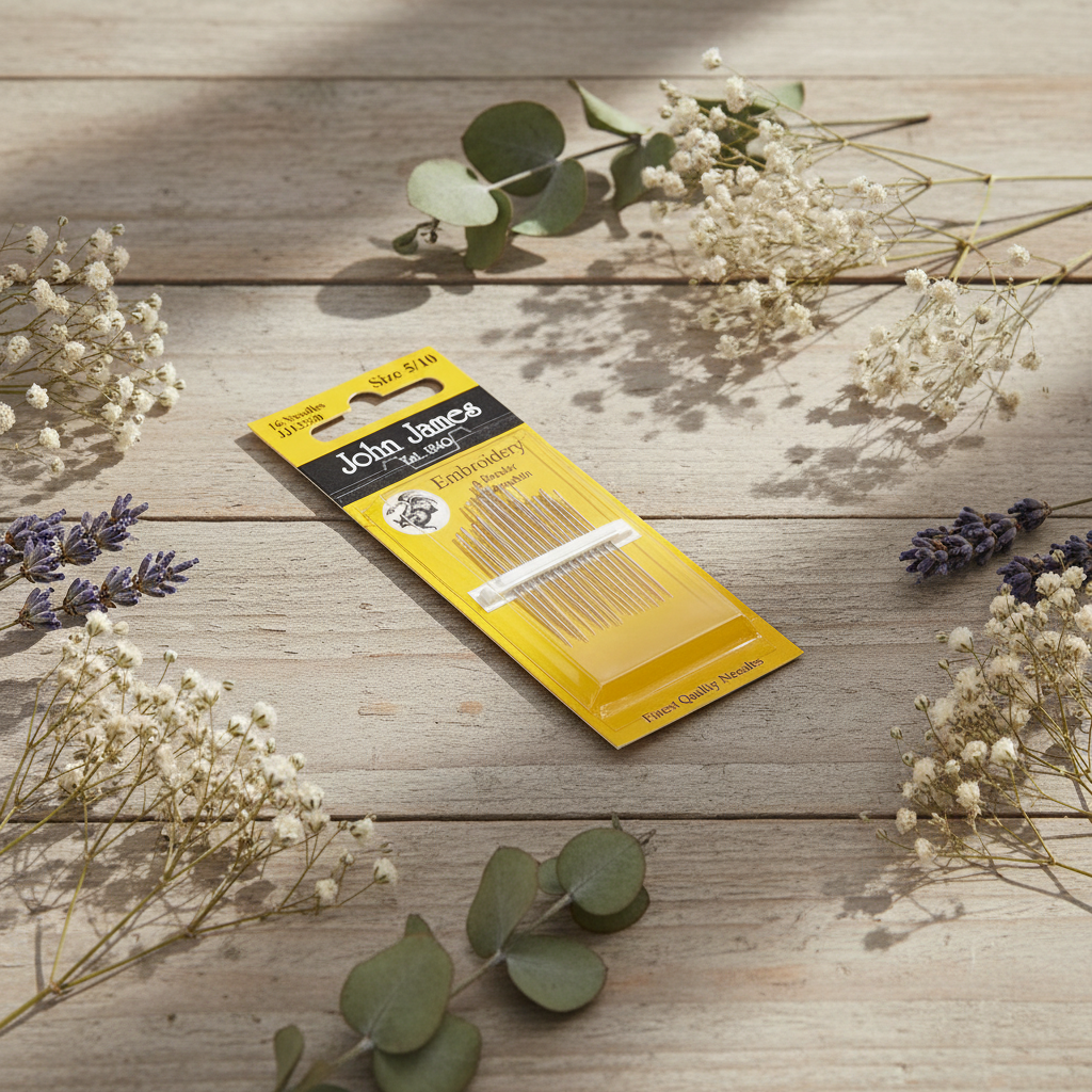 Crewel Embroidery Needles N°5-10 - John James JJ13550: The Perfect Choice for Your Embroidery Projects