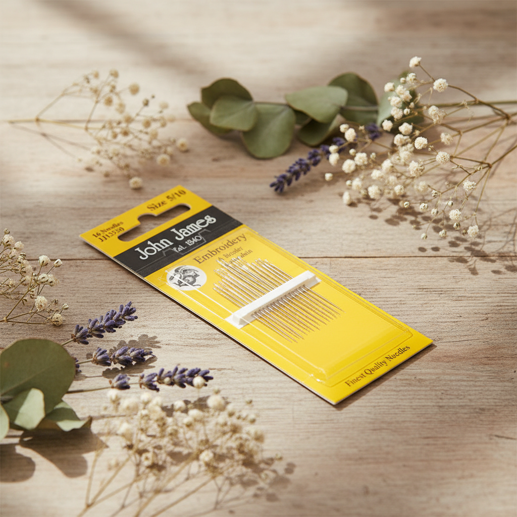 Crewel Embroidery Needles N°5-10 - John James JJ13550: The Perfect Choice for Your Embroidery Projects