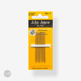 Milliners / Straws Needles N°3 - John James JJ15003E: Essential Tools for Creative Hat and Fancy Sewing Projects