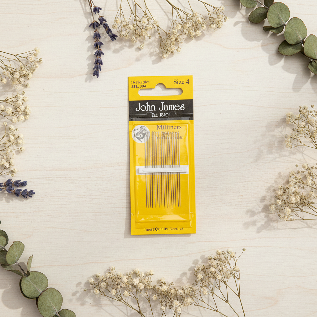 Aiguilles Modistes / Pailles N°4 - John James JJ15004E : Les outils indispensables aux projets créatifs