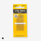 John James Milliners Fashion Needle Set, Size 5 JJ15005E