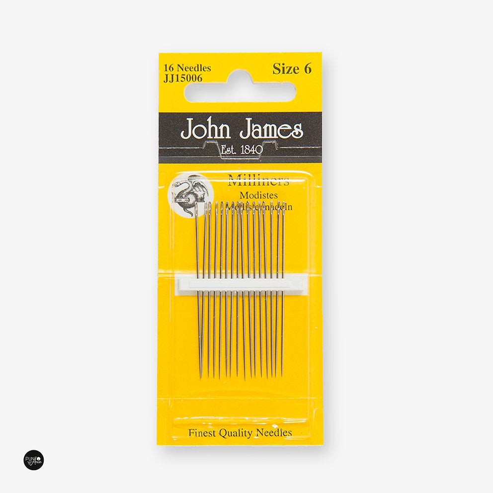 John James Milliners Fashion Needle Set, Size 6 JJ15006E