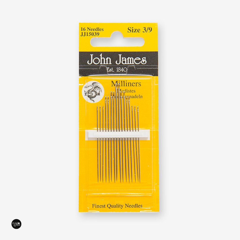 Juego de Agujas Moda Milliners de John James, Tamaño 3-9 JJ15039E