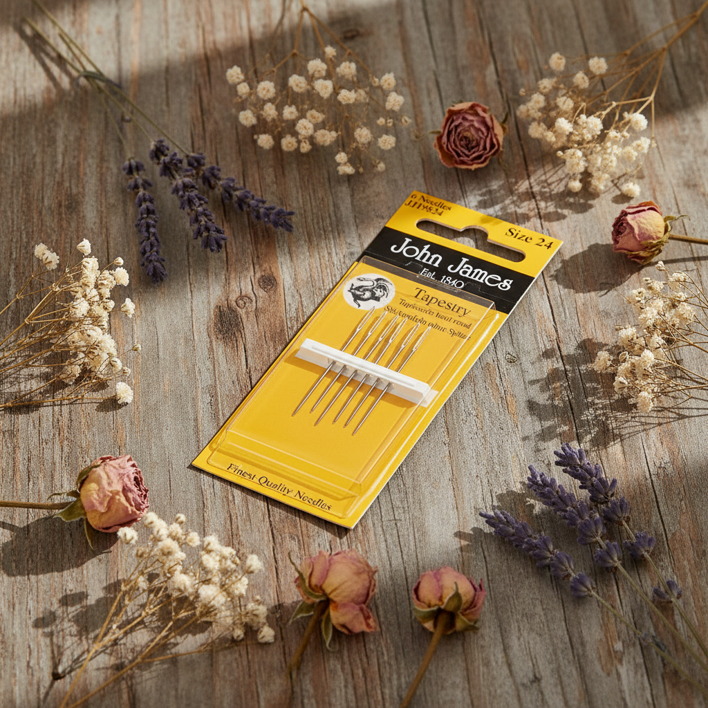 Tapestry Needles - Nr.24 - John James JJ19824: Precision and Quality in Embroidery