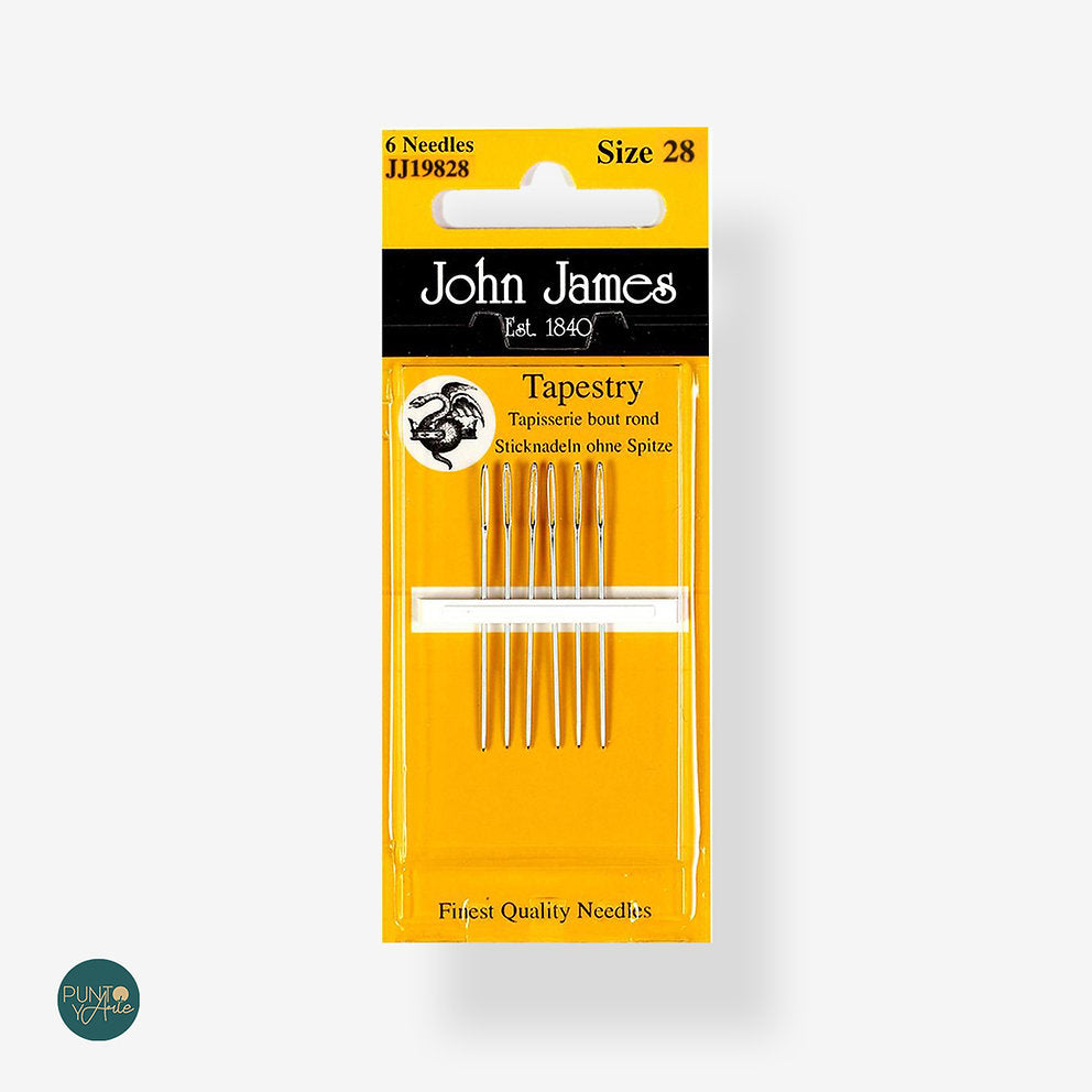 Sticknadeln Nr. 28 – John James JJ19828: Präzise Details für deine Stickprojekte