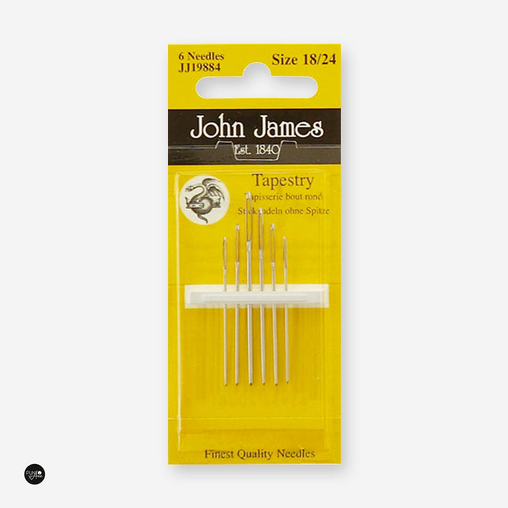 Half Knit Needles No. 18/24 - John James JJ19884: The Perfect Tool for Your Half Knit Projects