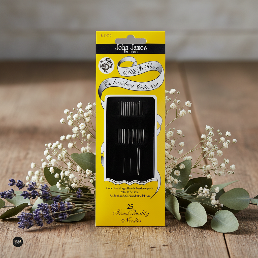 Set de Agujas Silk Ribbon John James - JJ47010E: Una Gama Completa para el Bordado Creativo