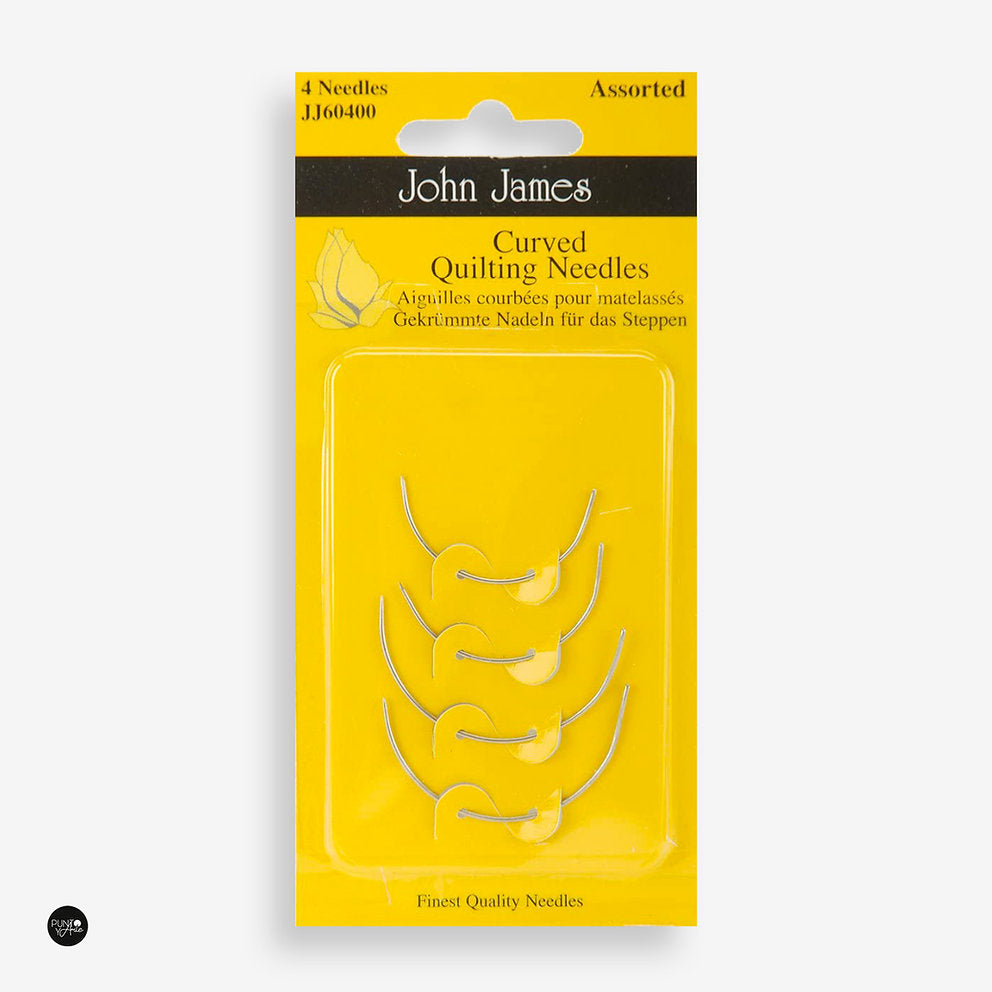 John James JJ60400E Curved Quilting Needles: Add a Special Touch to Your Sewing Projects