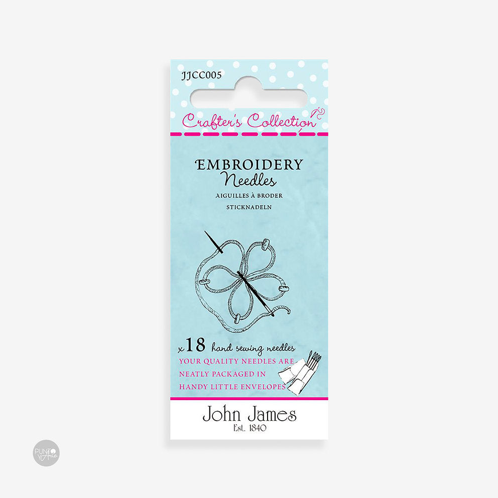 Embroidery Needles N°7-10 - John James - JJCC005: Quality and Versatility in Embroidery