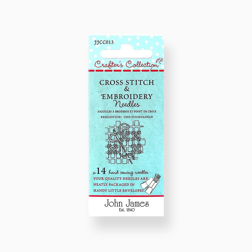 Cross Stitch Needles Assortment - John James Nr.24-26 JJCC013: Versatility and Precision in your Embroidery Projects