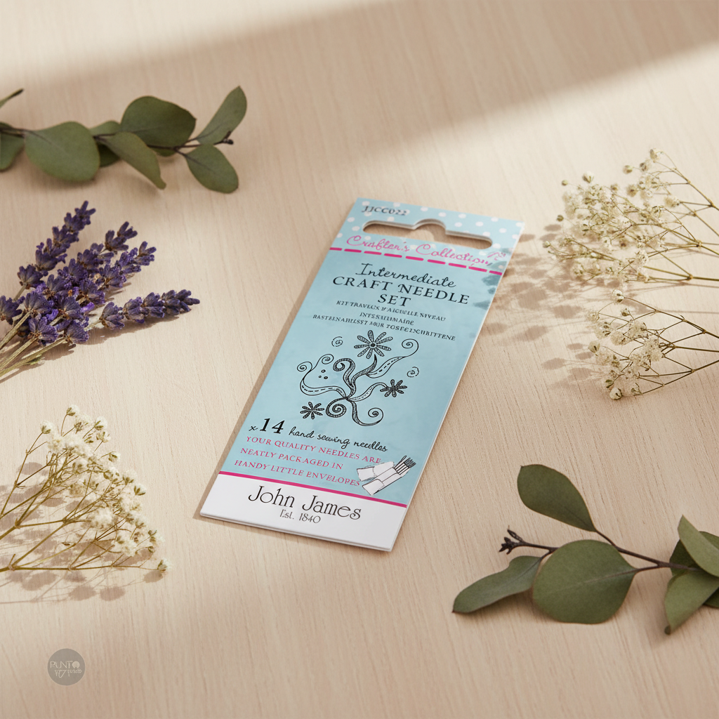 Juego de Agujas para Manualidades Intermedias - John James JJCC022: Avanza al Siguiente Nivel en tus Proyectos de Agujas