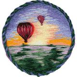 Brooch. Hot Air Balloons - JK-2185 Panna - Traditional Embroidery Kit