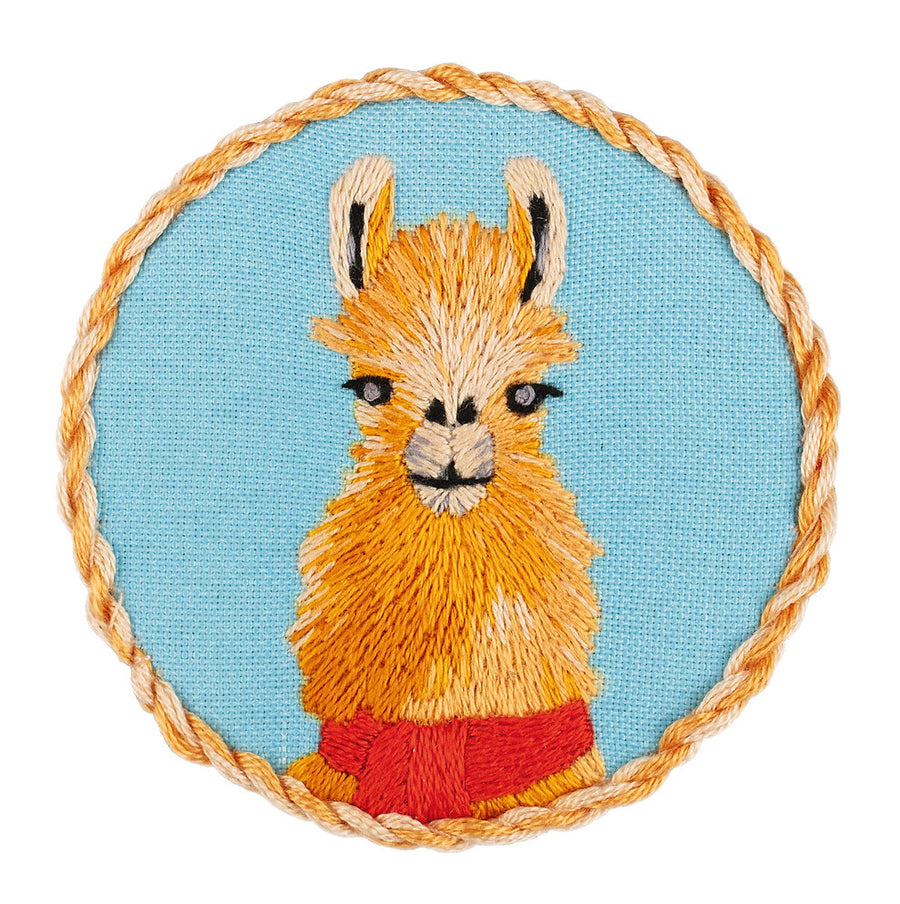 Brooch. Patrick the Flame - Panna - Traditional Embroidery Kit JK-2188