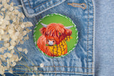 Brooch. Bella the Cow - JK-2193 Panna - Traditional Embroidery Kit