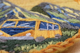 Brooch. Sunset Journey - JK-2217 Panna - Traditional Embroidery Kit