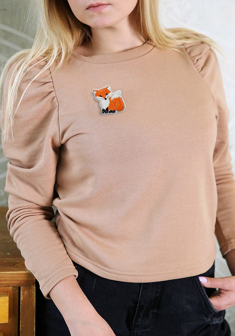 Brooch. Little Fox - Panna - Traditional Embroidery Kit JK-2219