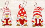 Gnomes de la Saint-Valentin - JK031 Luca-S - Kit de point de croix