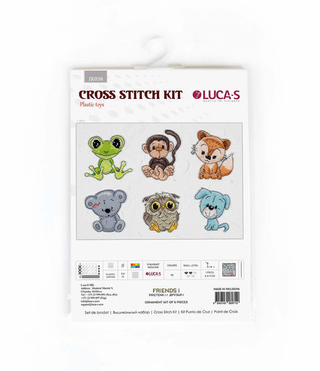 Cross Stitch Kit Animals Friends No.1 by Luca-S - JK038