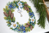 K-104 Winter Wreath - Merejka - Cross Stitch Kit