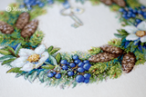 K-104 Winter Wreath - Merejka - Cross Stitch Kit