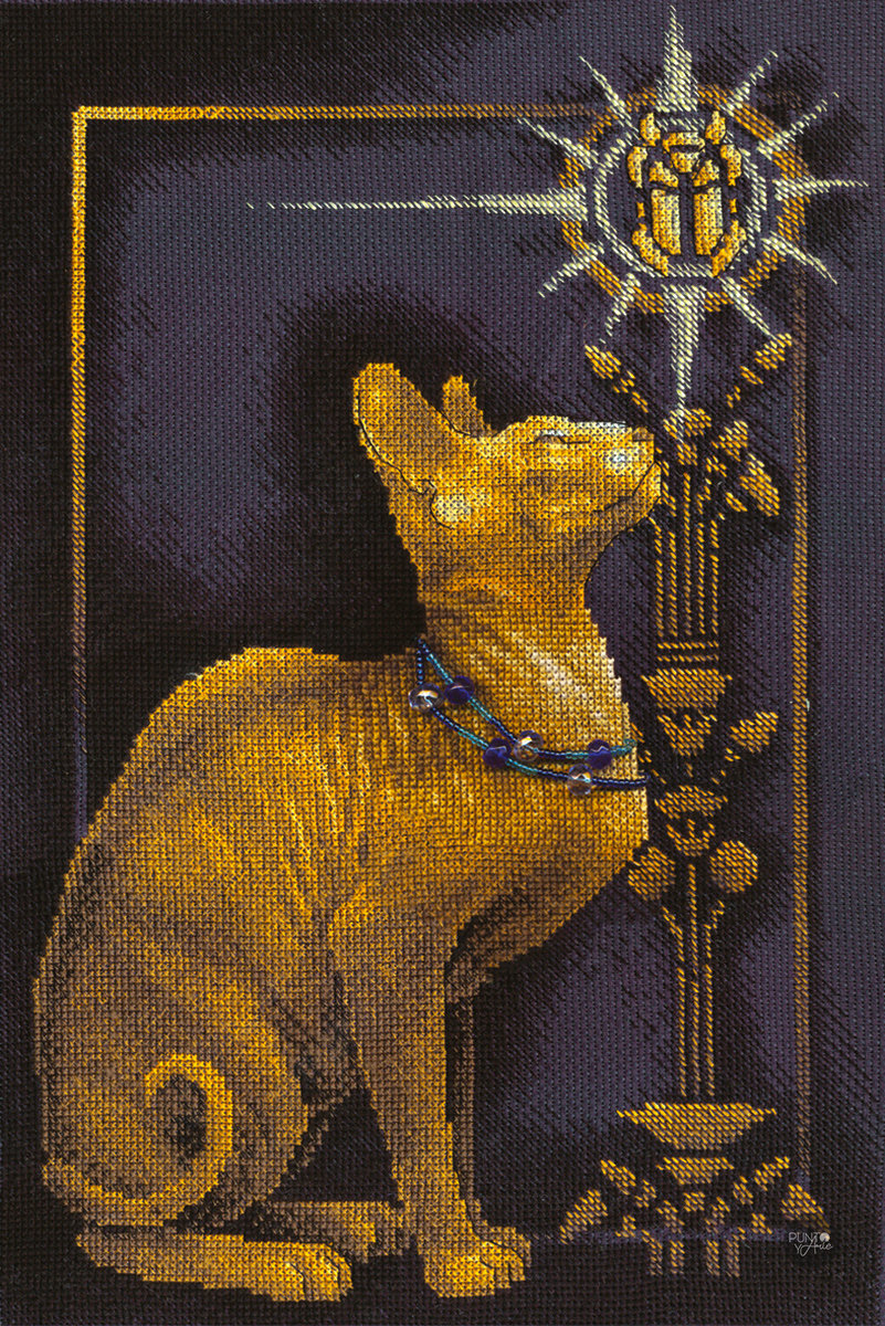 Beetle Beetle and Cat - Panna Oro K-1067 - Cross Stitch Kit