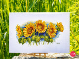 K-125 Bright Sunflowers - Merejka - Cross Stitch Kit