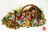 K-127 Still Life with Mushrooms - Merejka - Cross stitch kit