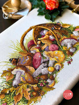 K-127 Still Life with Mushrooms - Merejka - Cross stitch kit