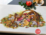 K-127 Still Life with Mushrooms - Merejka - Cross stitch kit