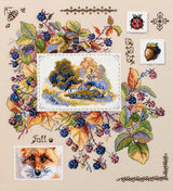 Kit de point de croix "Autumn Sampler" par Merejka - K-131